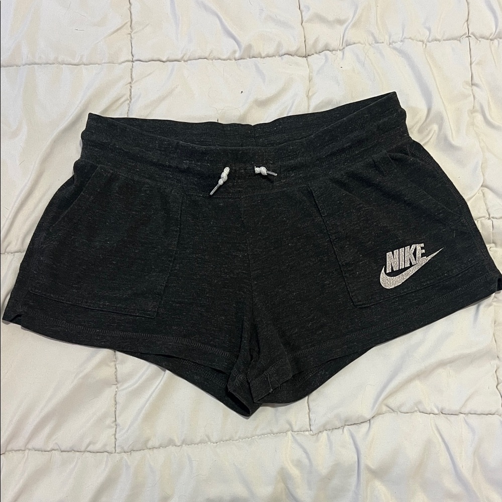 Nike Women's Charcoal Athletic Shorts